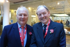Mr John Watkinson (previous Chairman of the Semon Committee) and Mr Neil Weir (President of the British Society for the History of ENT)