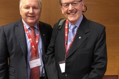 Mr John Watkinson (previous Chairman of the Semon Committee) and Mr Neil Weir (President of the British Society for the History of ENT)